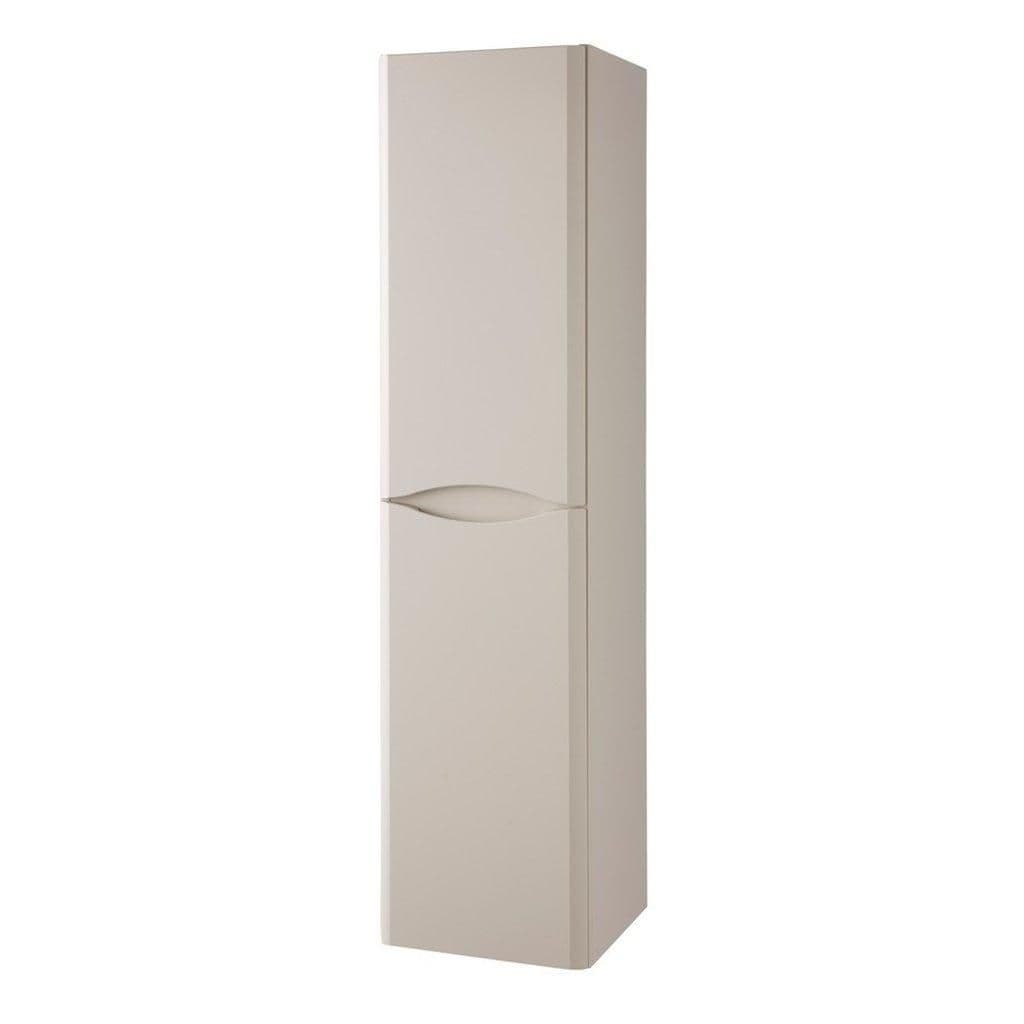 Cashmere Wall Hung 2 Door Tall Storage Unit 35cm Wide x 33cm Deep