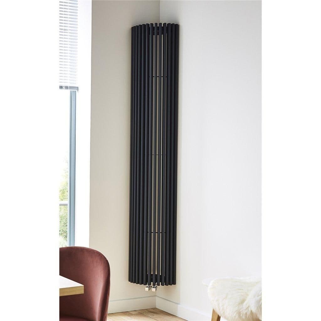 Anthracite Corner Vertical Radiator 2000mm x 276mm