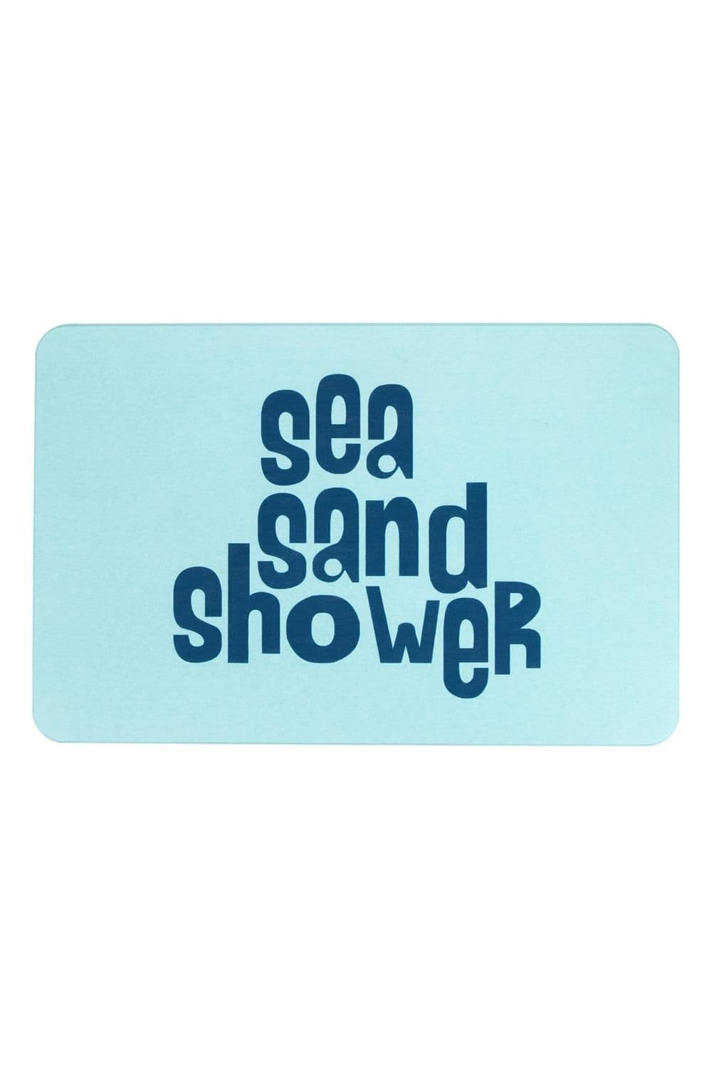 Sea Sand Shower Aqua Stone Non Slip Bath Mat
