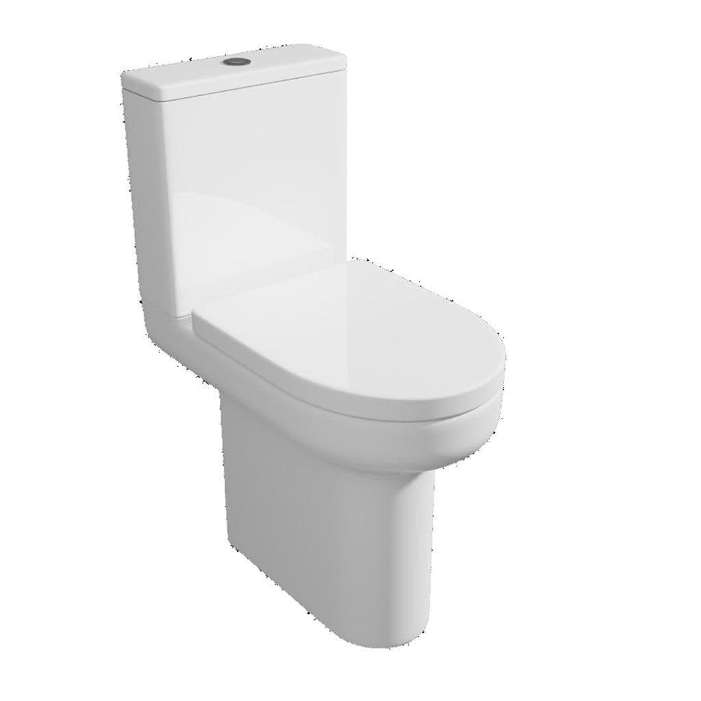 Premium COMFORT HEIGHT Rimless Pan Toilet Set