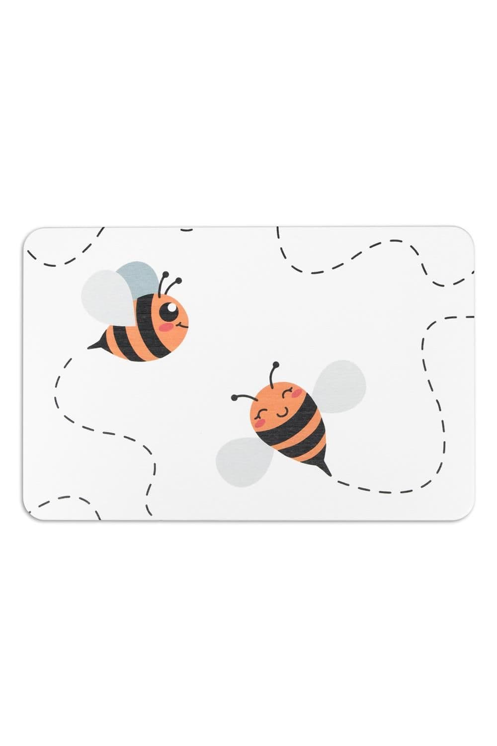 Cute Bee Stone Non Slip Bath Mat