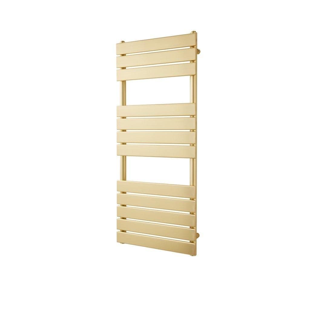 Brushed Vertical Bathroom Towel Radiator 1200mm x 500mm