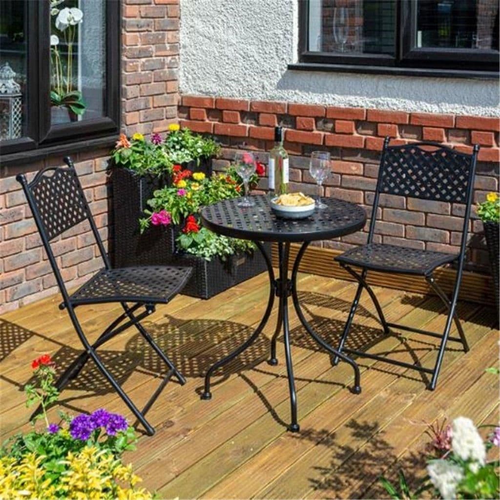 2 Seater Deluxe Havana Lattice Bistro Set