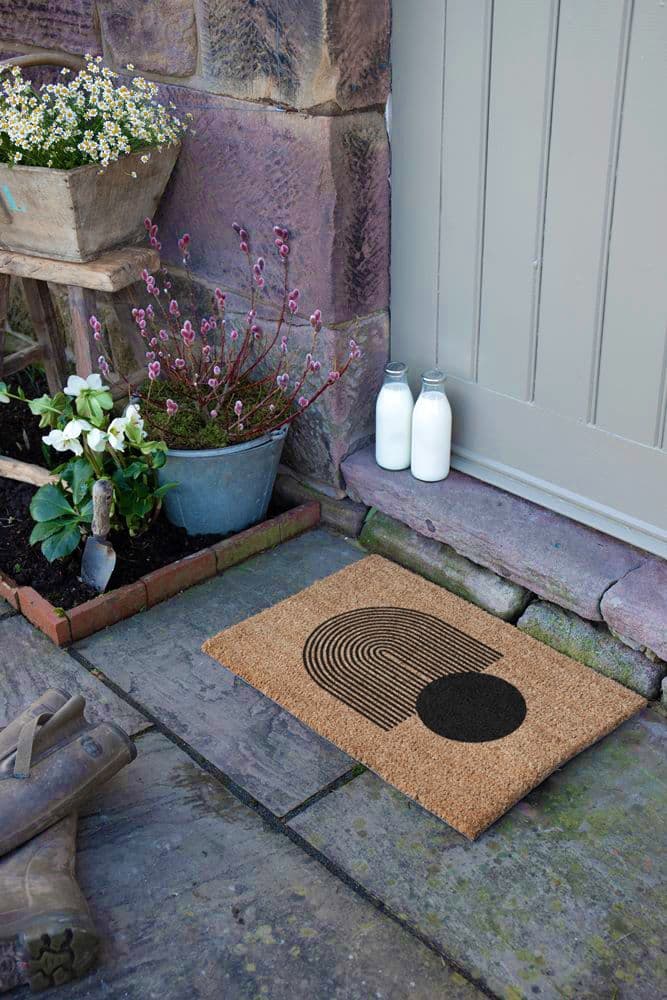 Abstract Sphere Design Doormat