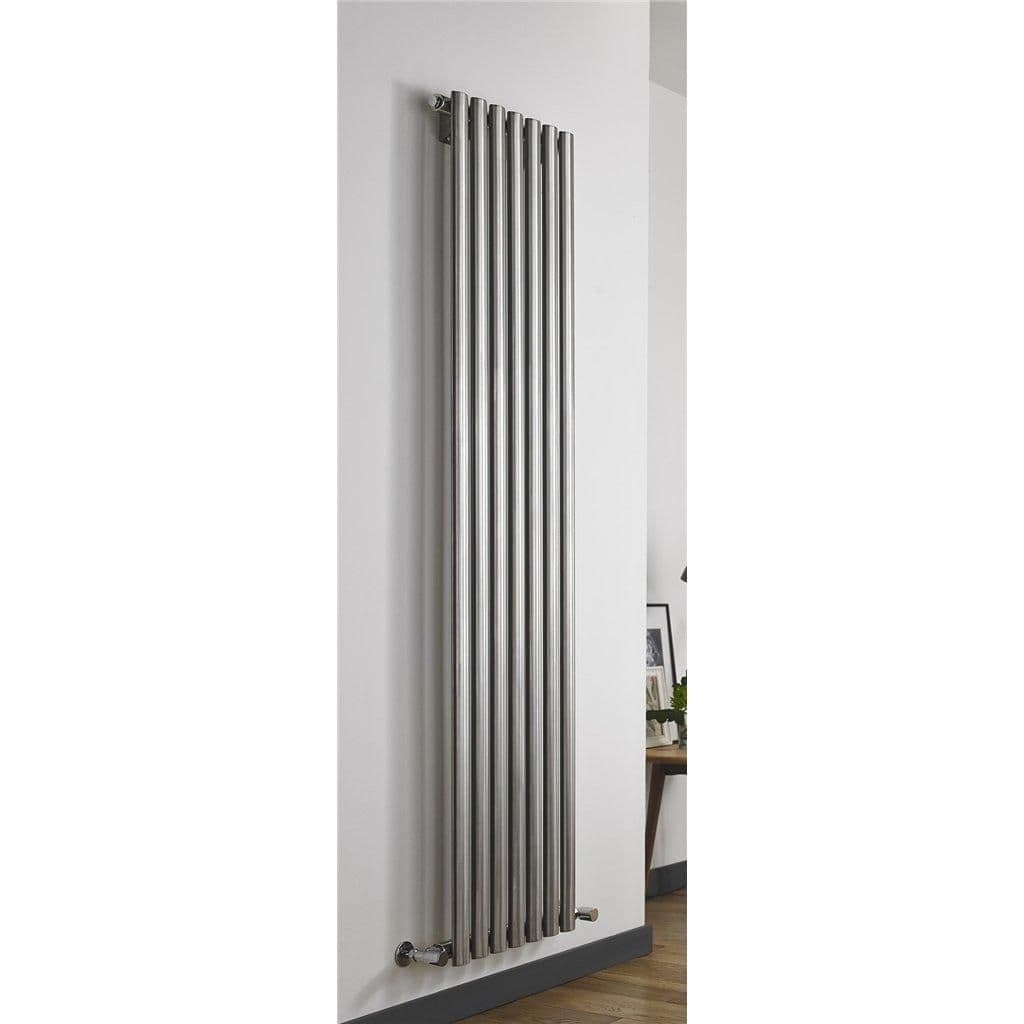 Stainless Vertical Double Panel Radiator 1800mm x 560mm