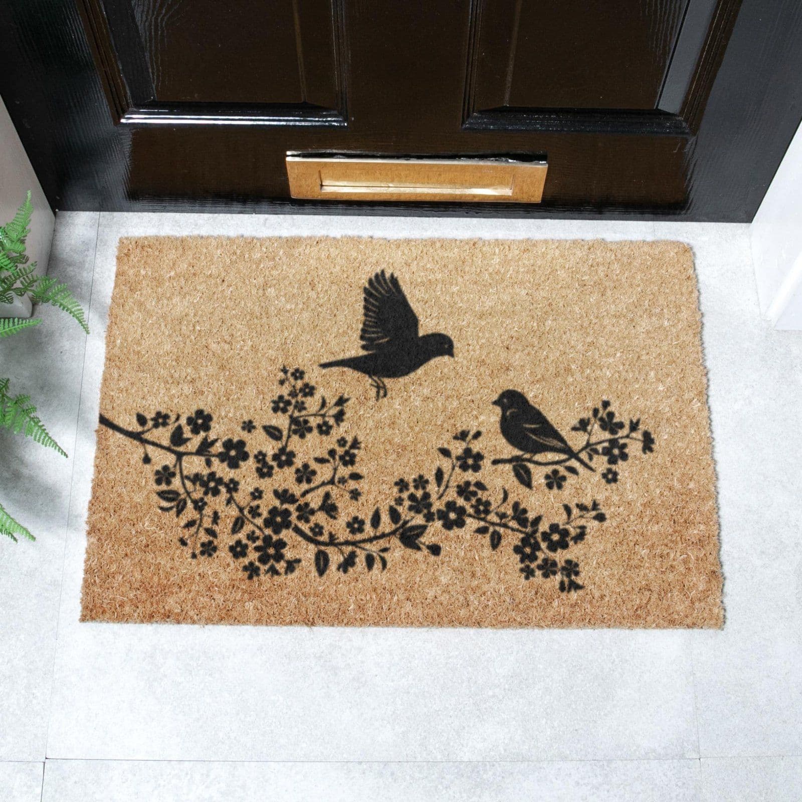 Birds On Tree Doormat