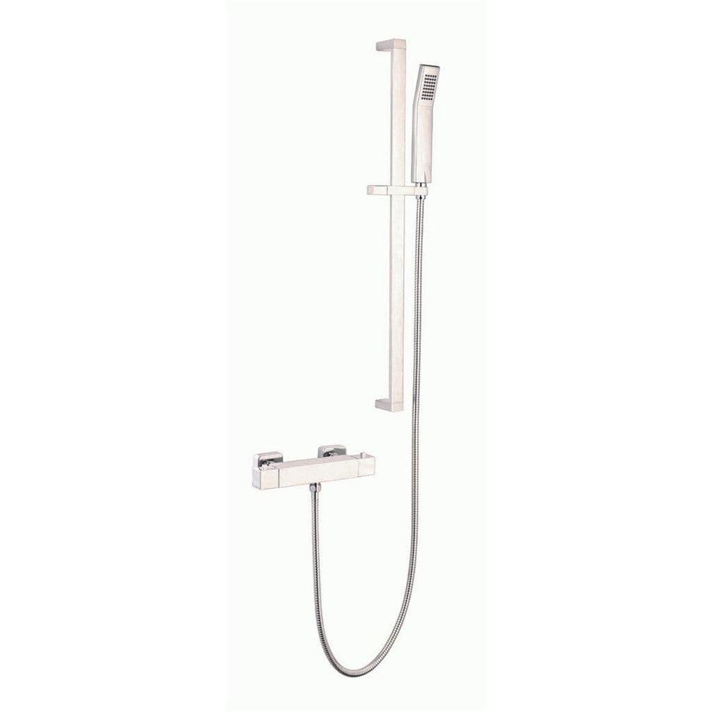 Chrome Hung Mixer Shower Wall Hung Slide Rail Kit