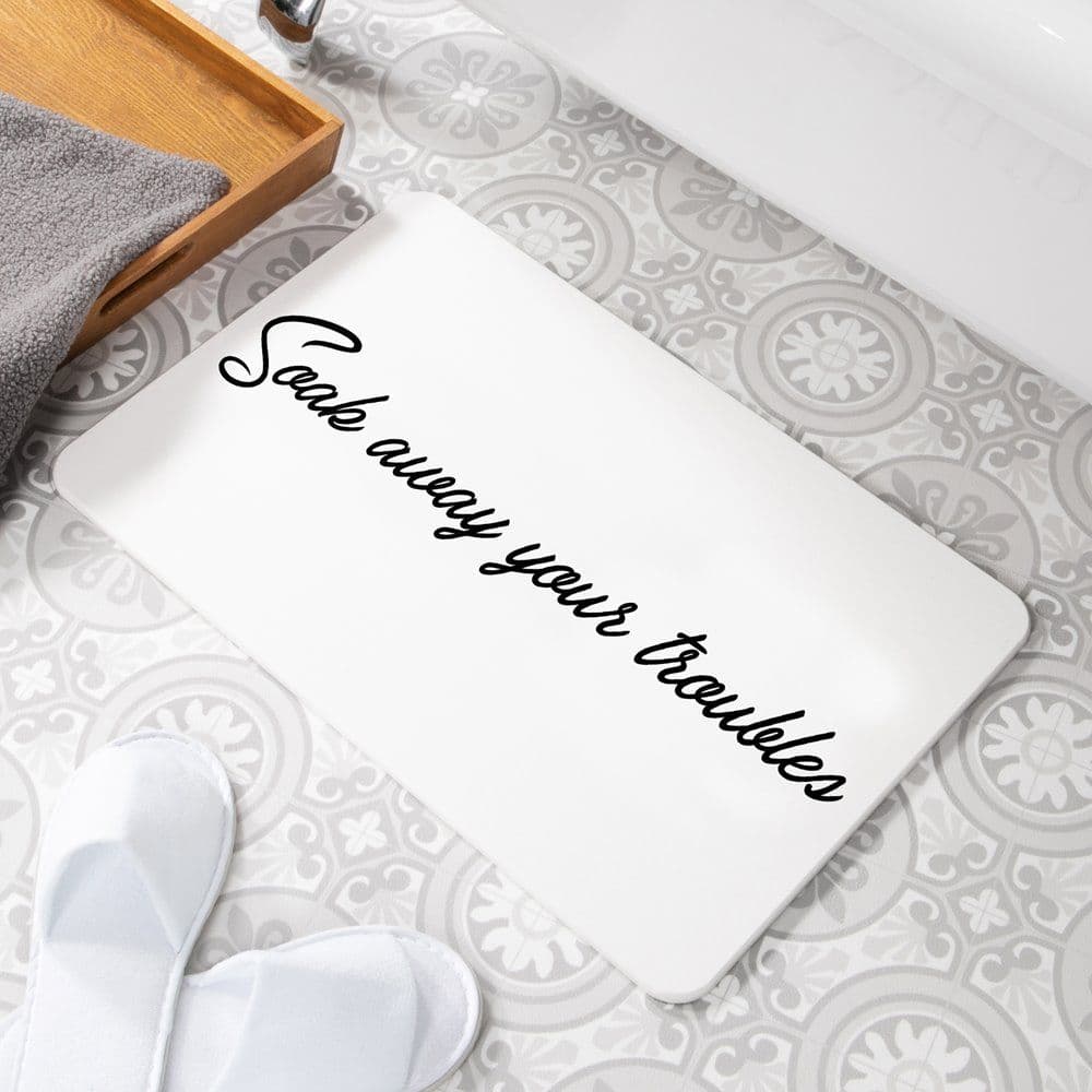 Soak Away Your Troubles Non Slip Bath Mat
