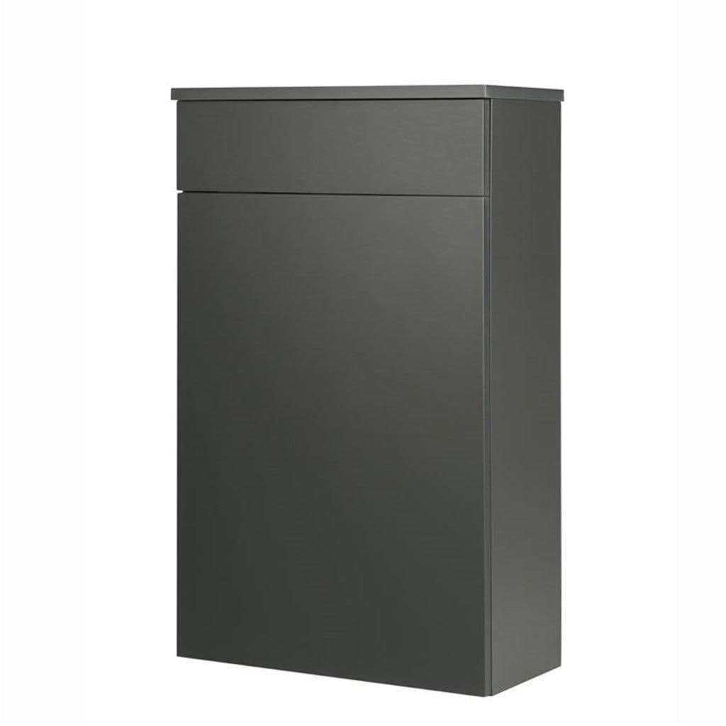Matt Dark Grey 500mm Bathroom Standing WC Unit