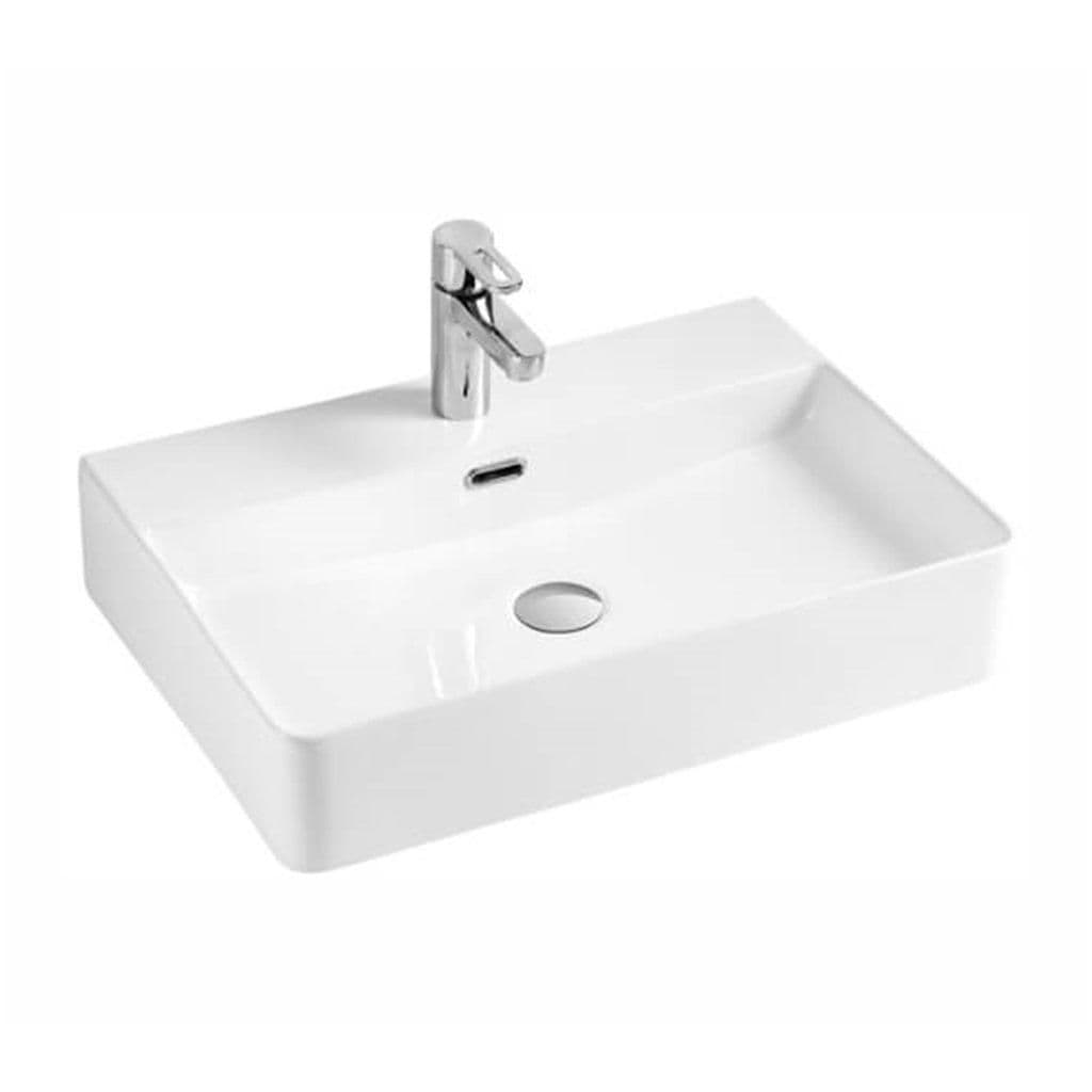 Premium 600mm Rectangular Countertop Basin