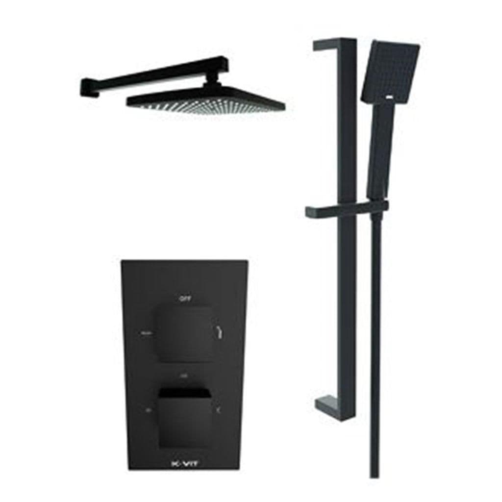 Matt Shower Diverter Slide Rail Kit Overhead Drencher