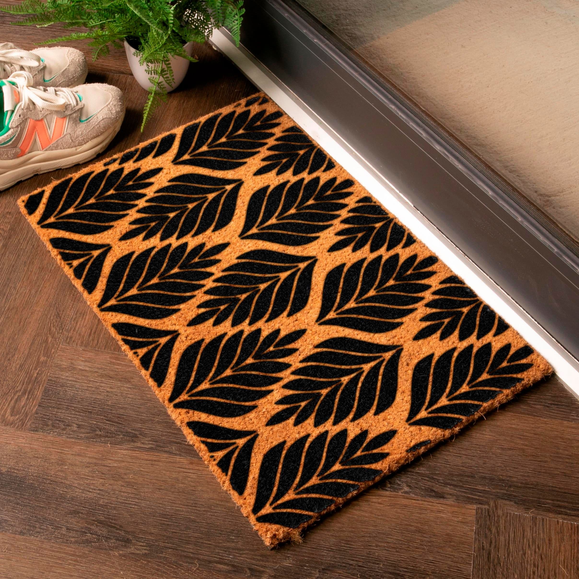 Palm Leaves Pattern Doormat