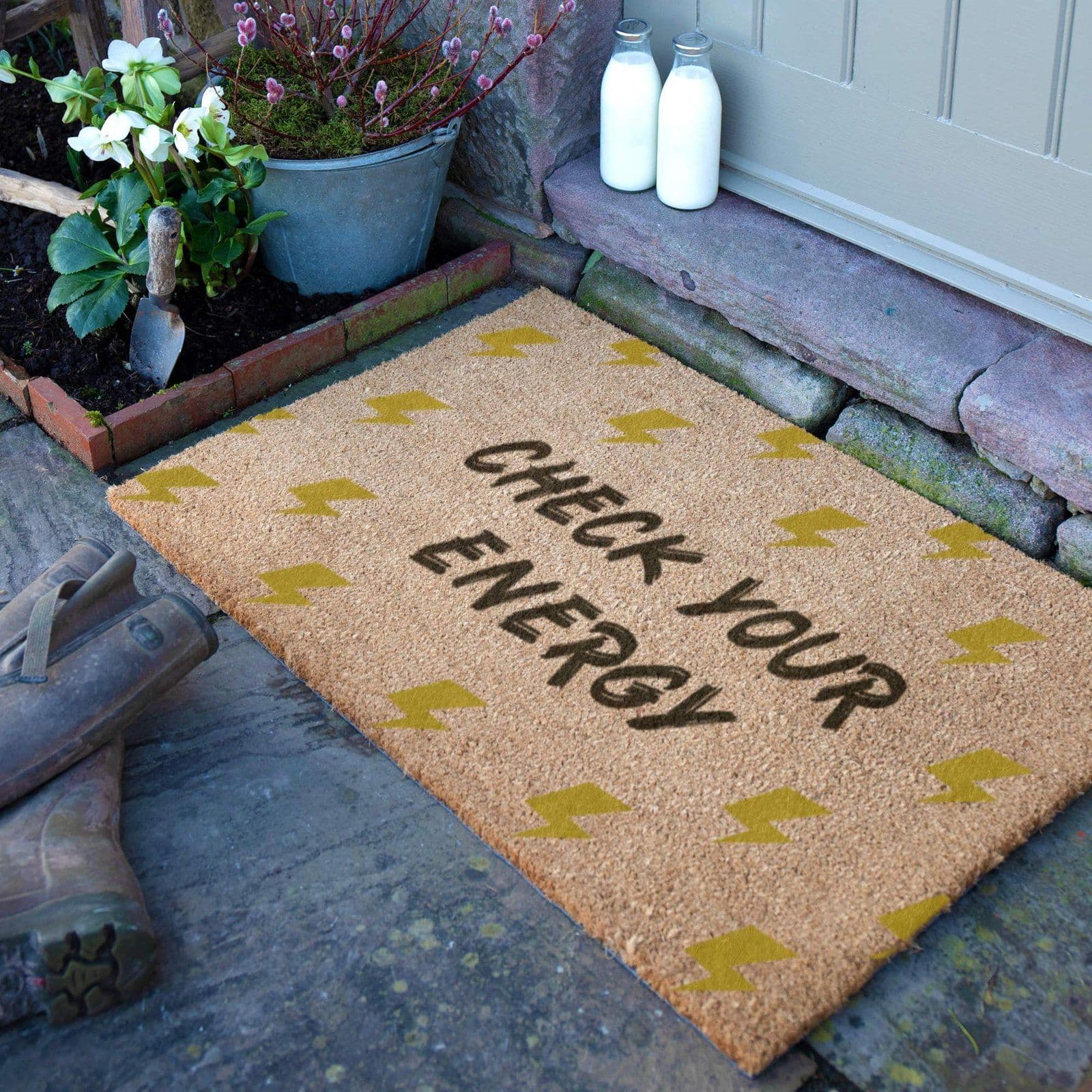 Check Your Energy Doormat