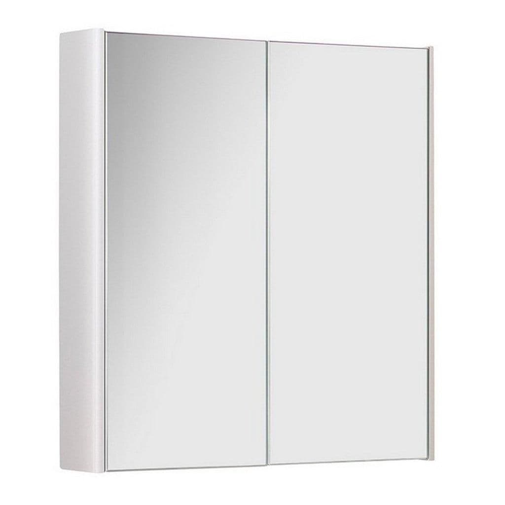 Gloss 500mm 2 Door Bathroom Mirror Cabinet