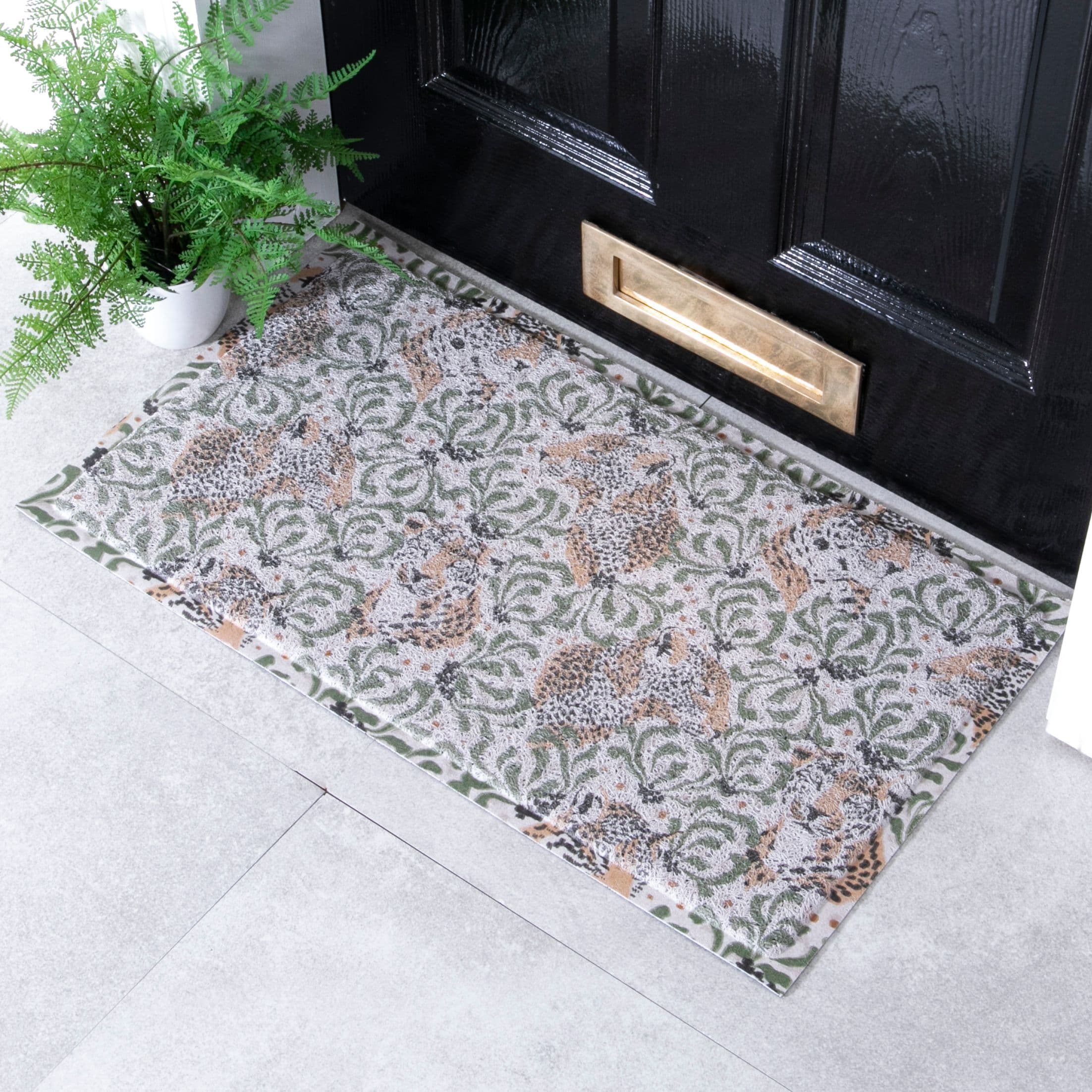 Leopard Leaf Doormat