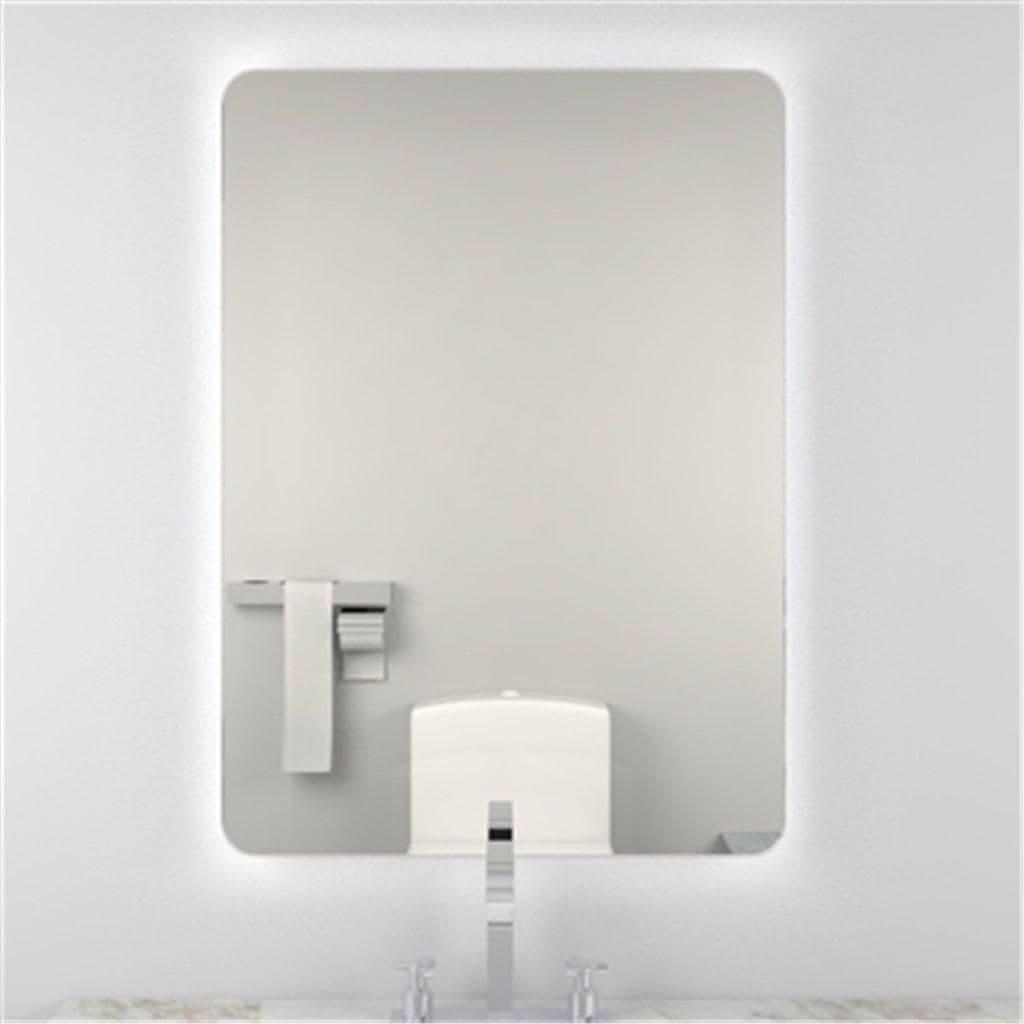 70cm Rectangular Backlit Bathroom Mirror Demister Pad