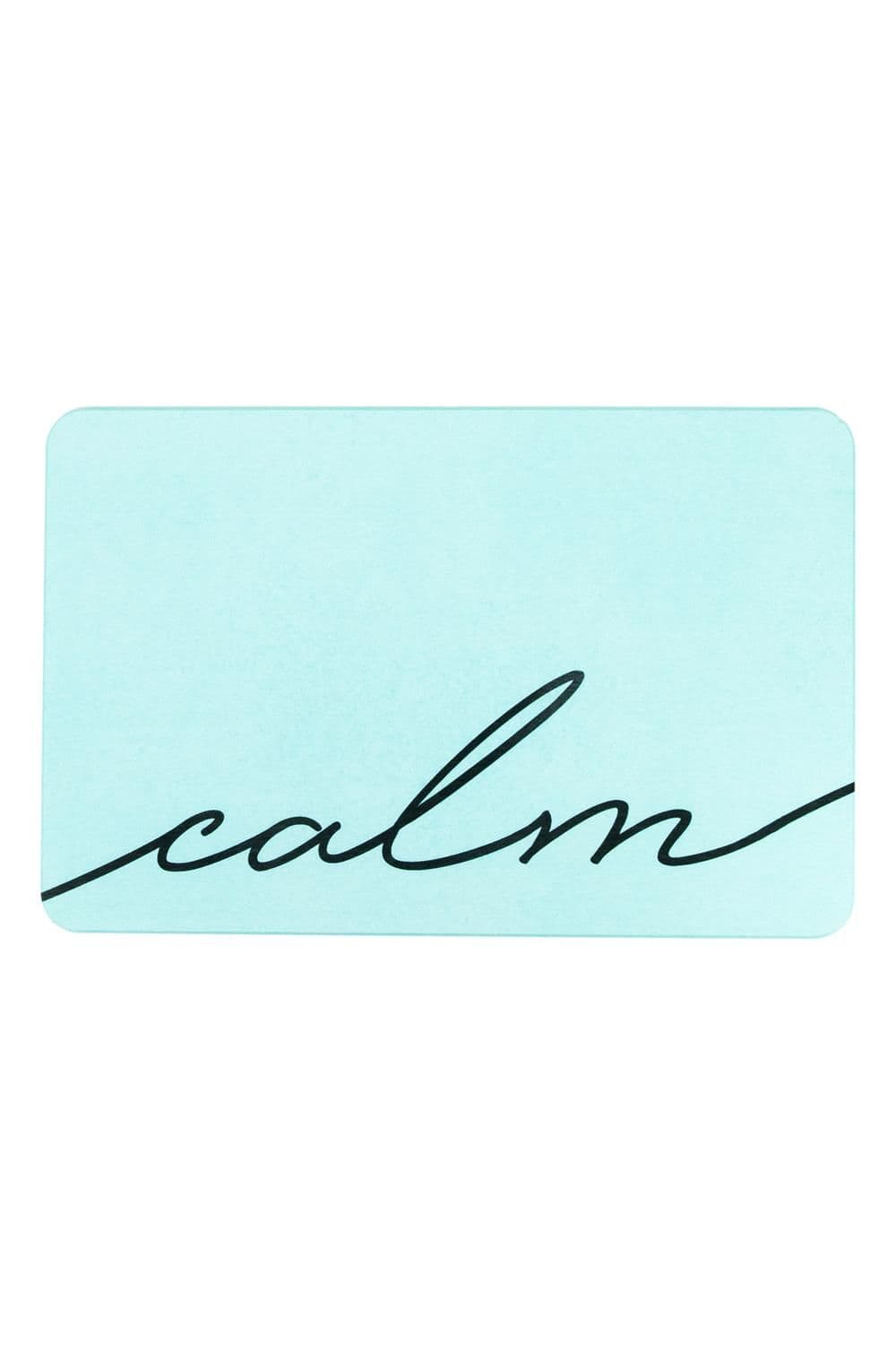 Calm Aqua Stone Non Slip Bath Mat
