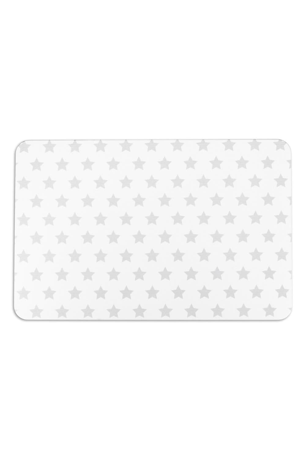 Grey Stars Stone Non Slip Bath Mat