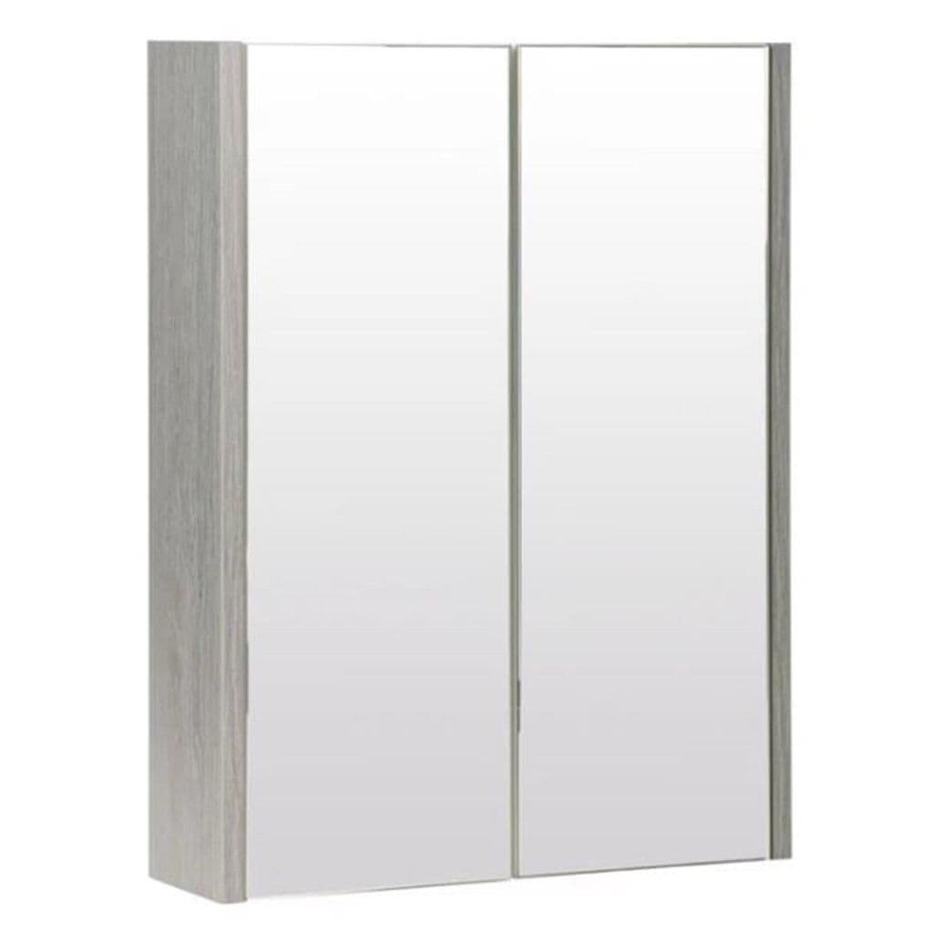 Oak Mirror Bathroom Cabinet 500mm Wide
