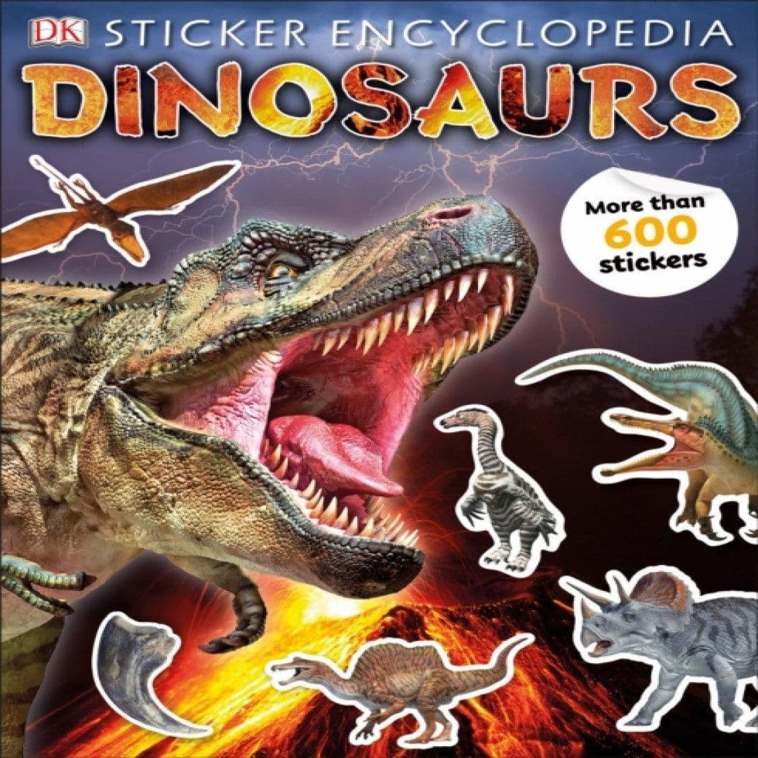 Sticker Encyclopedia Dinosaurs Book