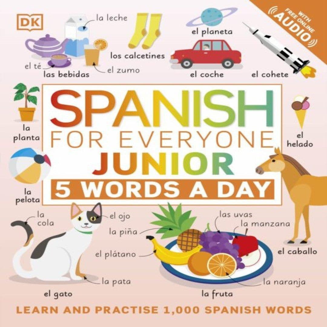 Spanish for Everyone Junior 5 Words a Day Book