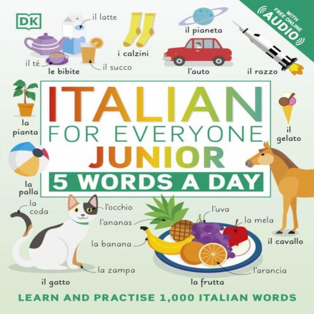 Italian for Everyone Junior 5 Words a Day Book