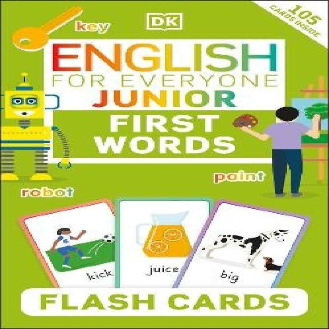 English for Everyone Junior First Words Flash Cards Book