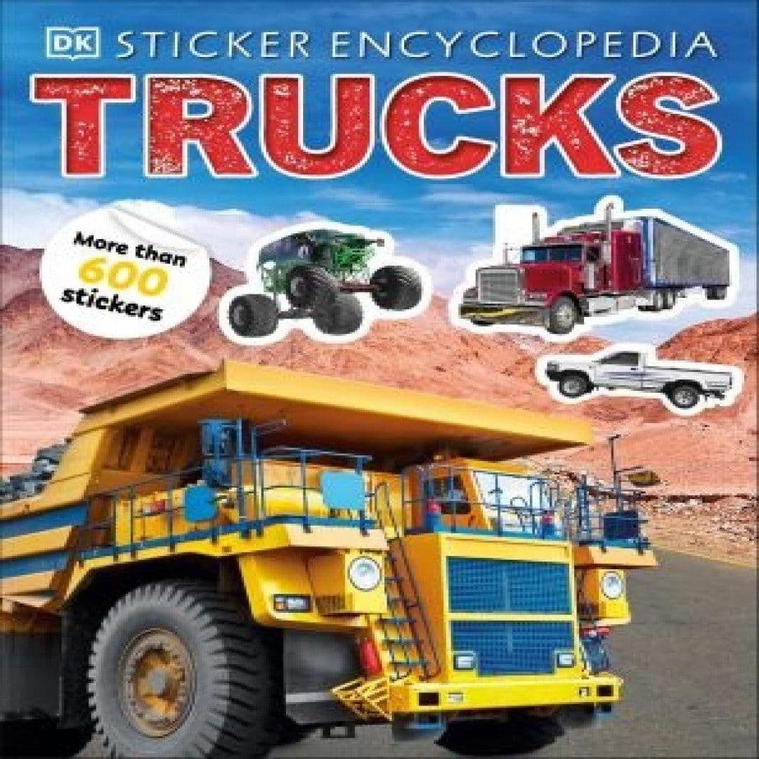 Sticker Encyclopedia Trucks Book
