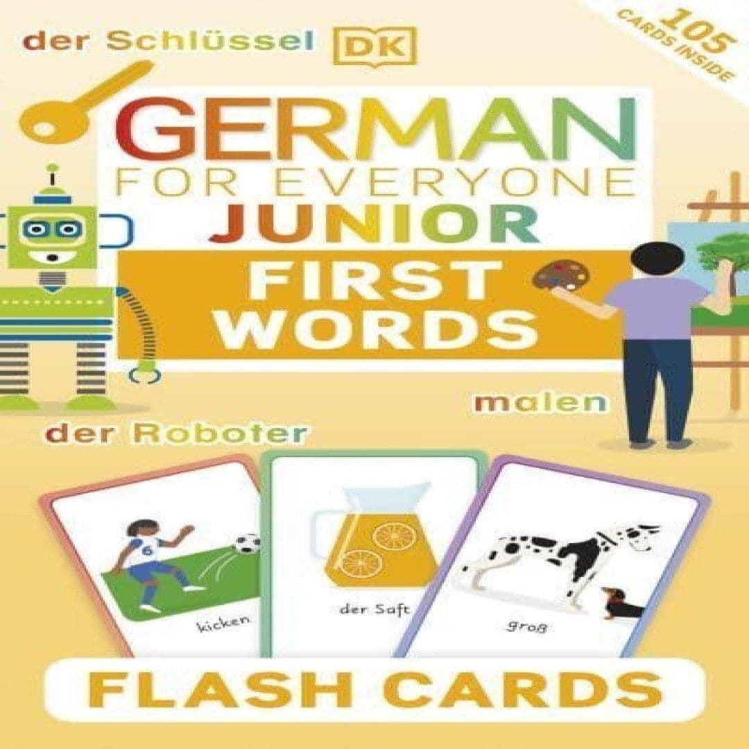 German for Everyone Junior First Words Flash Cards Book