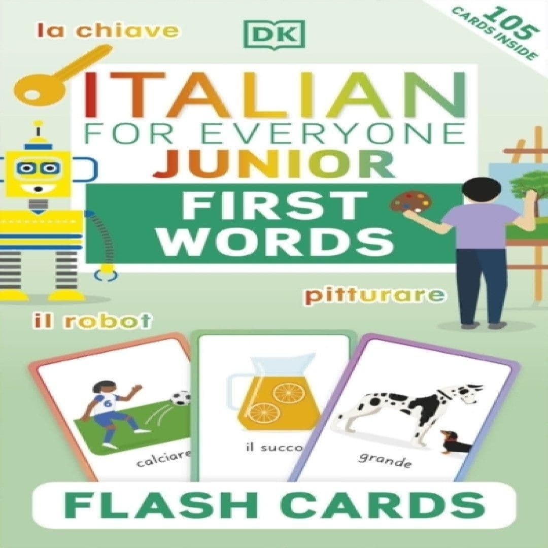 Italian for Everyone Junior First Words Flash Cards Book