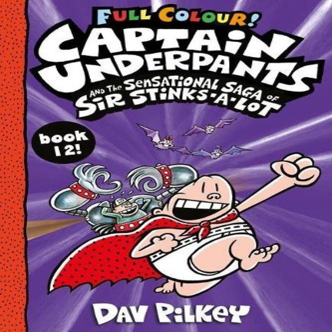 Captain Underpants Sensational Saga Sir Stinks Lot Book