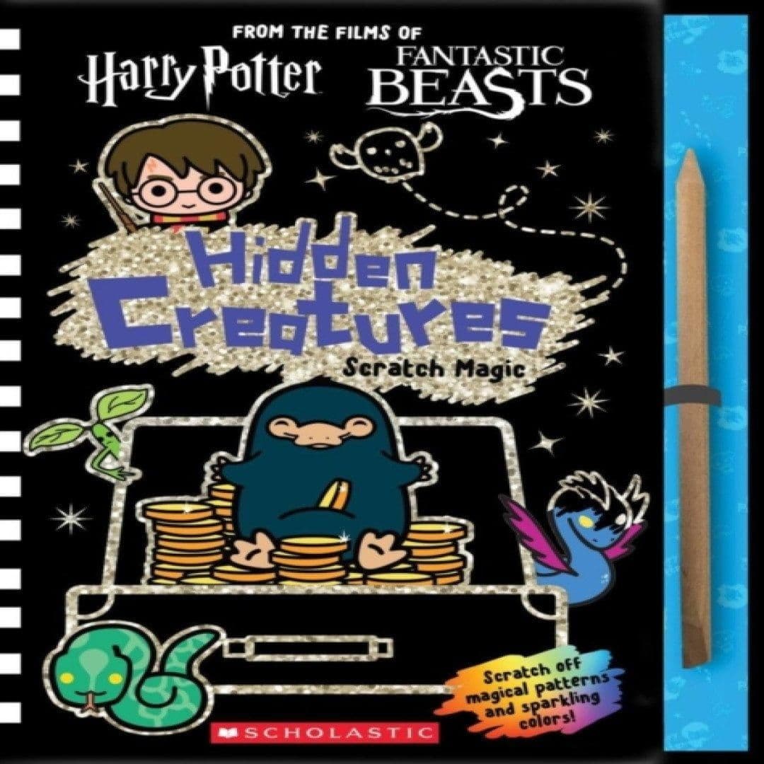Wizarding World: Hidden Creatures Scratch Magic Book