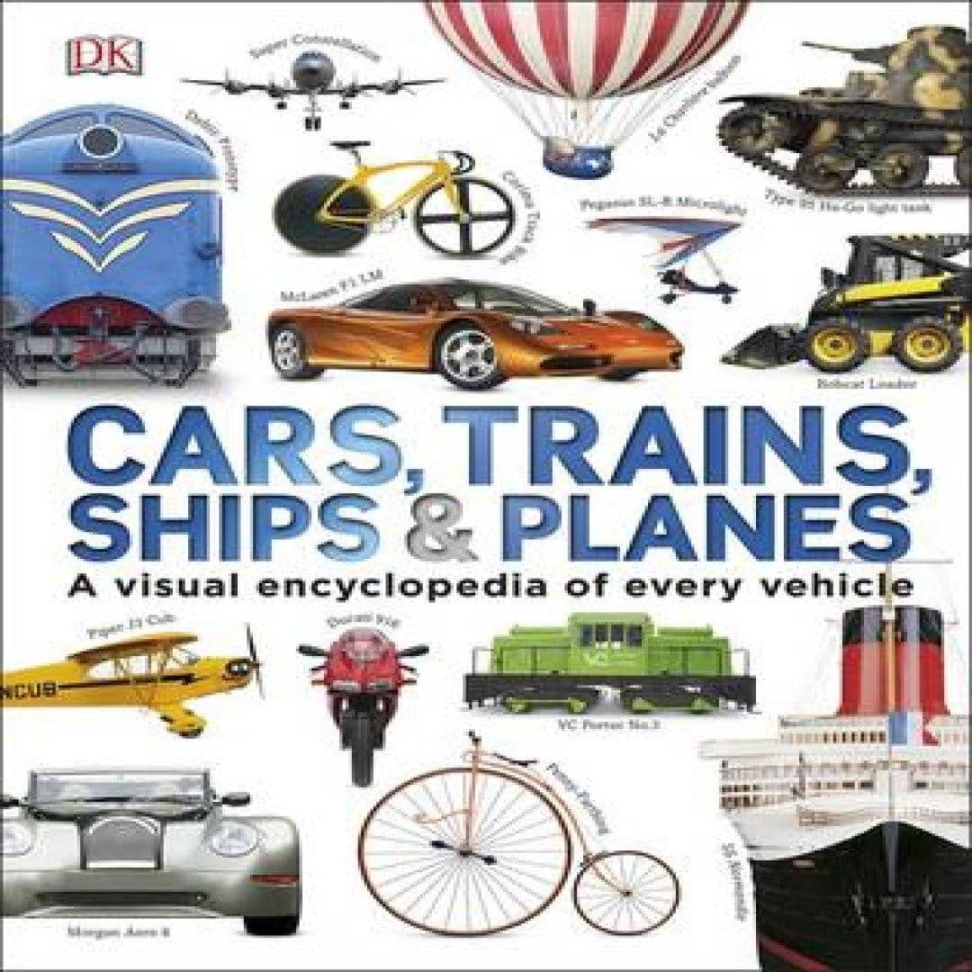 Our World in Pictures: Cars, Trains, Ships and Planes Book