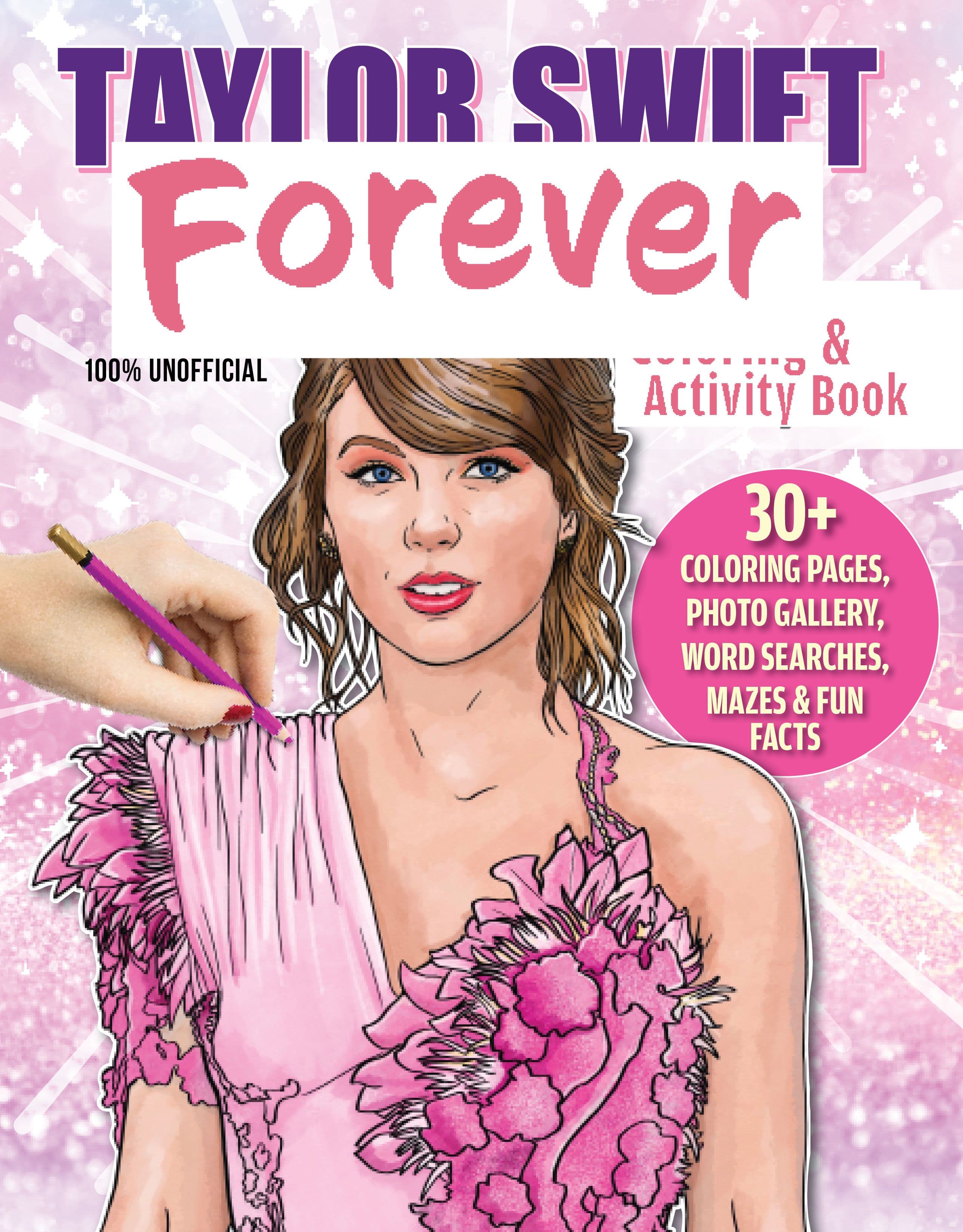 Boxer Gifts Women's Taylor Swift Forever Coloring & Activity Book Book