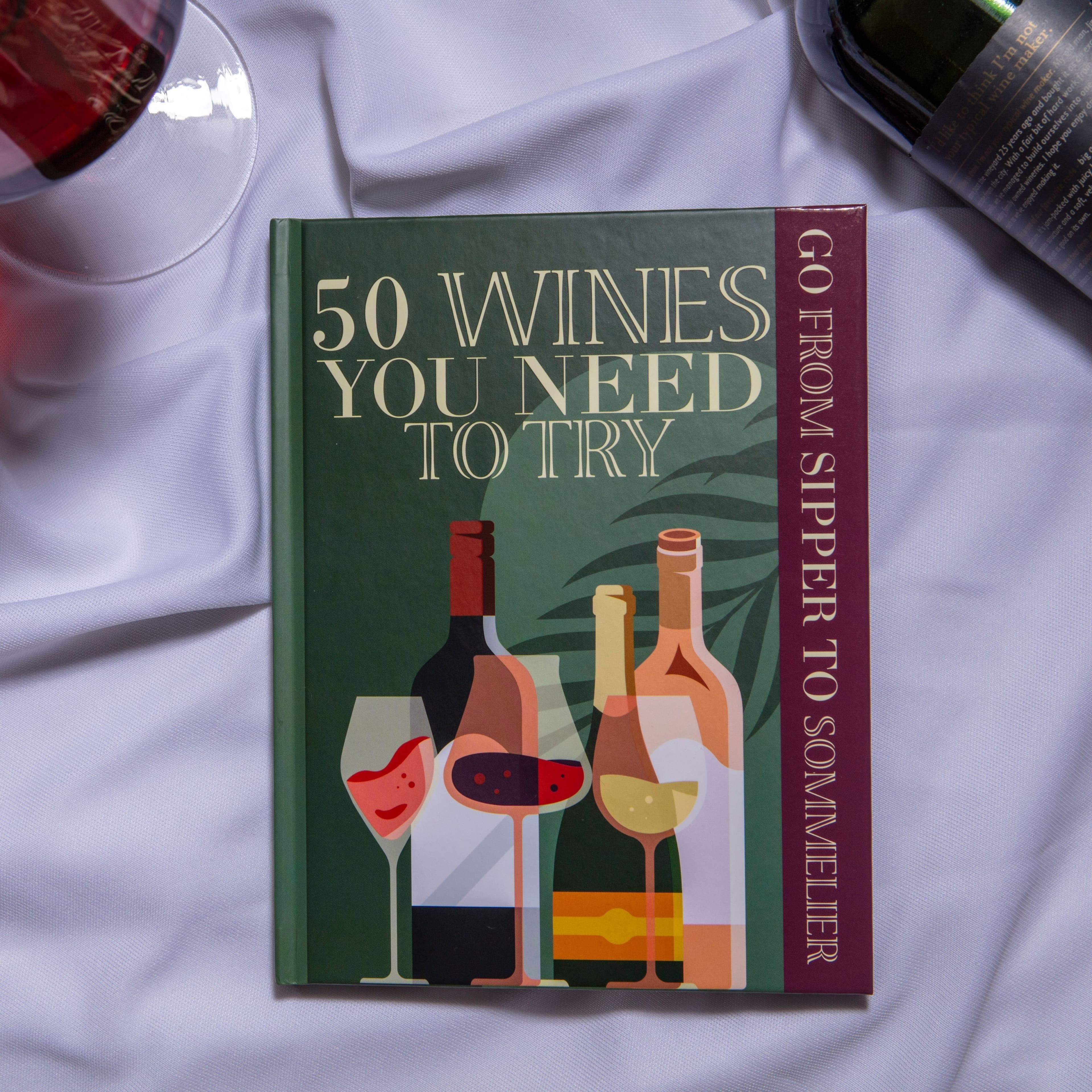 50 Wines You Need To Try Gift Book - Wine Gift Book