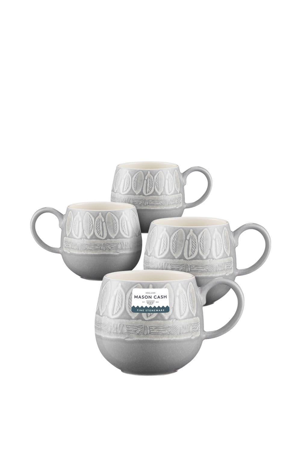 'Impressions' Set of 4 Leaf Mugs