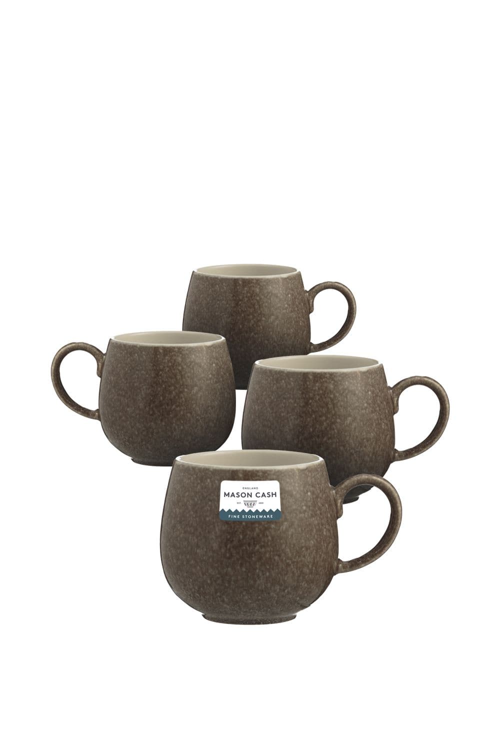 Reactive Charcoal Set of 4 Mugs