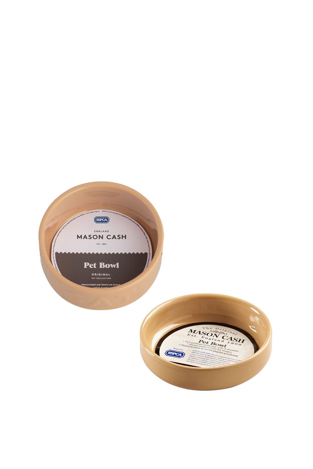 2 Pack Cane Cat Saucer & Bowl