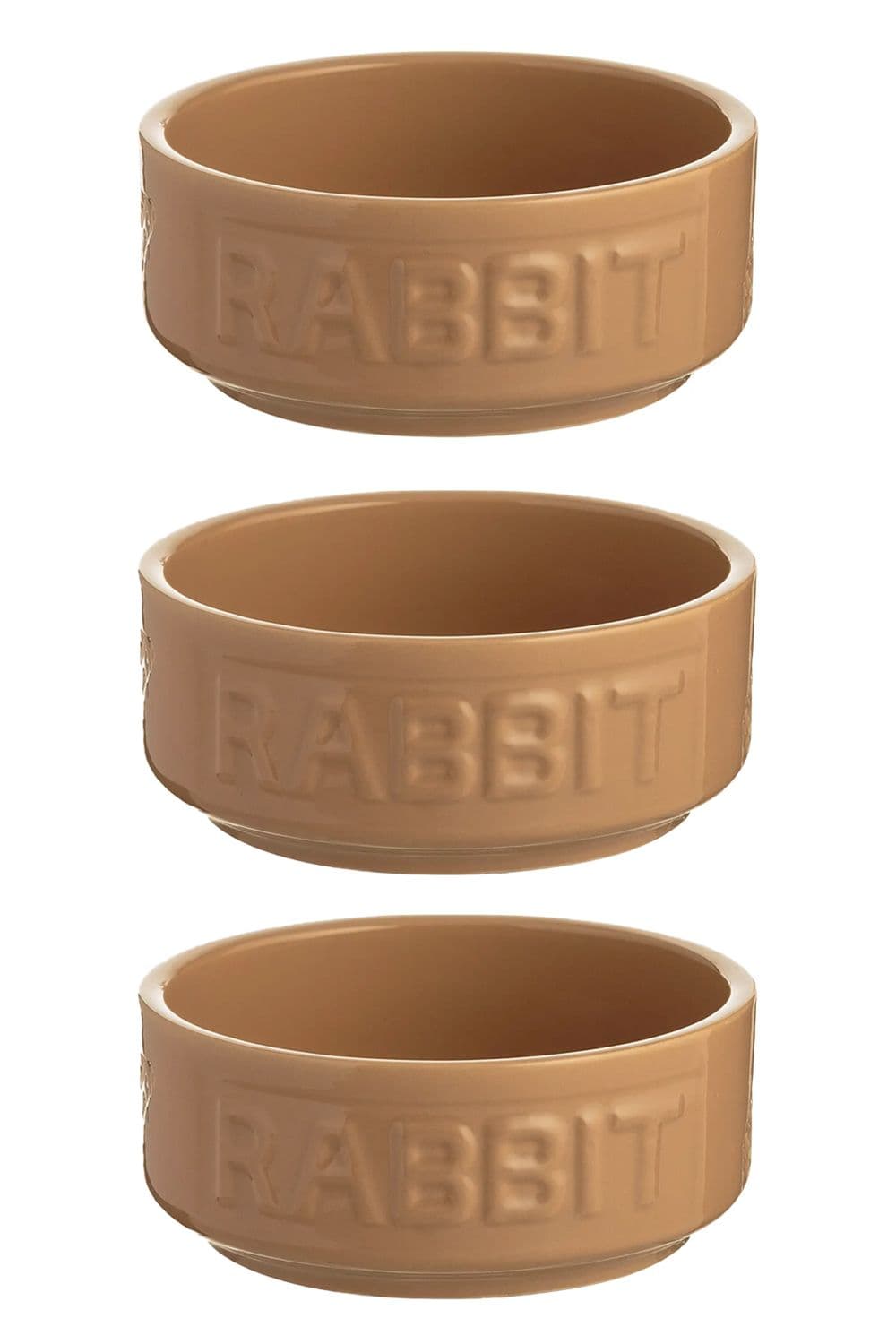 2 Pack Cane Lettered Rabbit Bowls