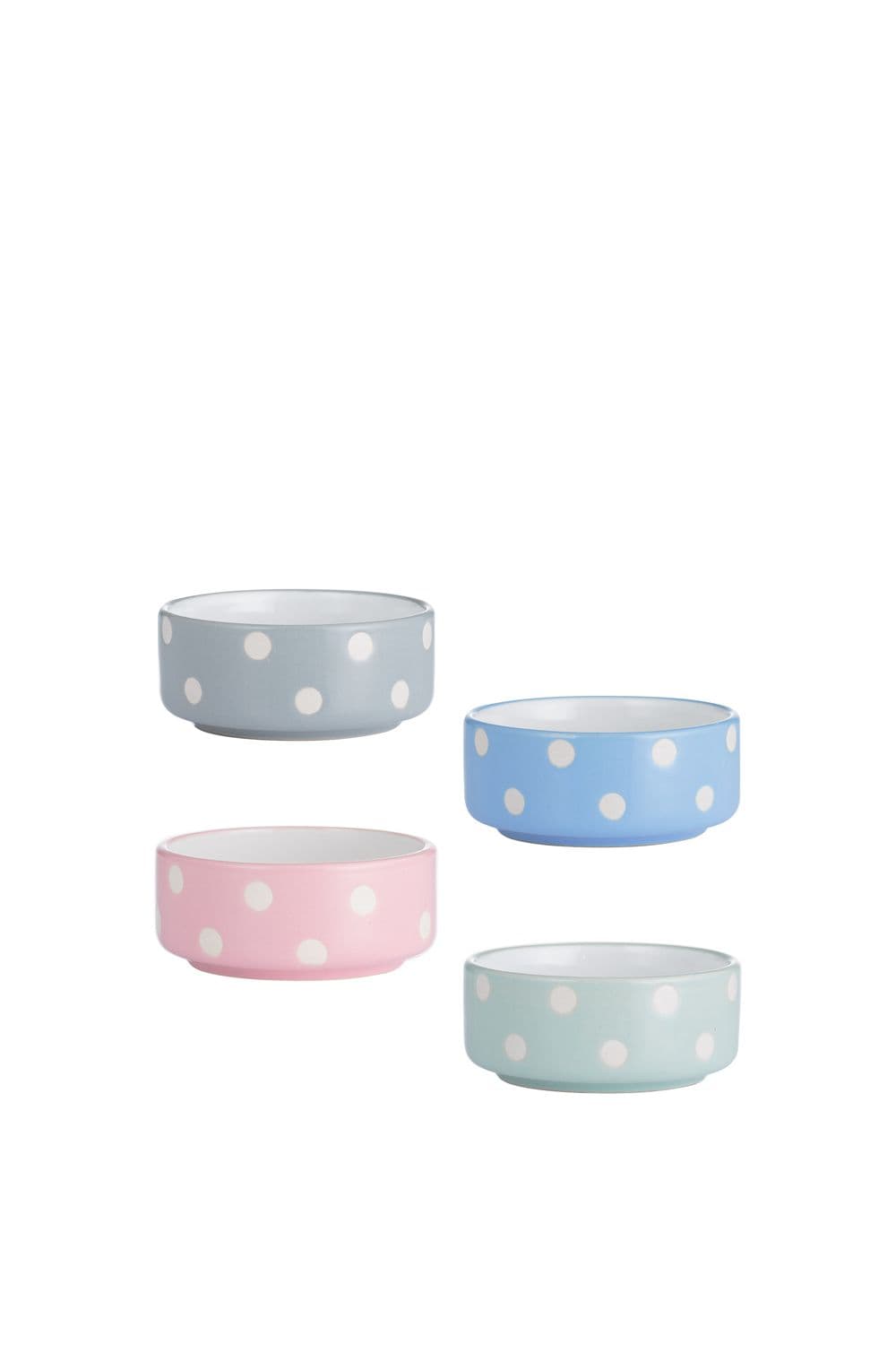 4 Pack Polka Dot Bowls
