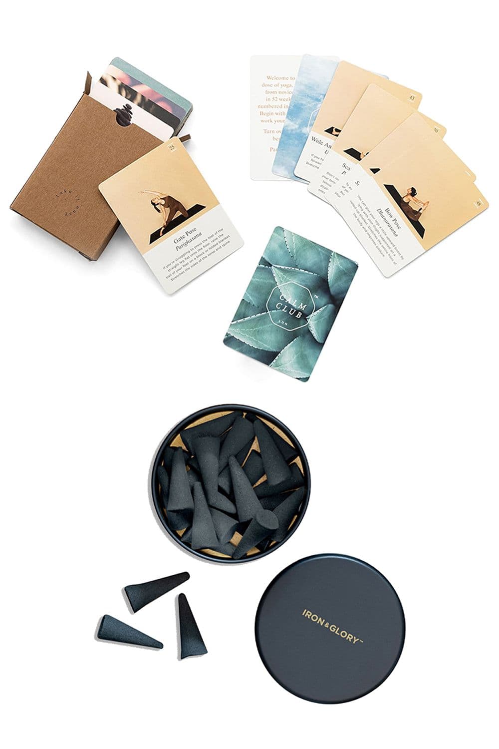 Yoga Cards & Sandalwood Incense Cones