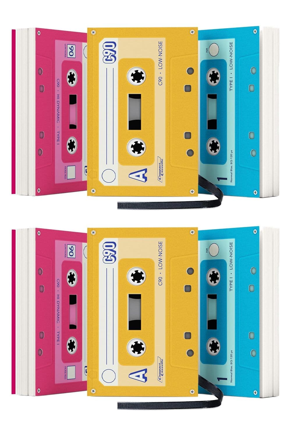 Set 6 Mixtape Pocket Notebooks