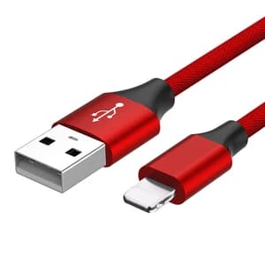 Durable 8 pin Cable to USB Charger Cord Braided Fast Rapid Charging Cable charger for iPhone 7