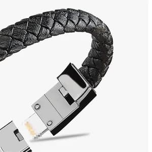 Leather Bracelet Charger iPhone Android & Type C