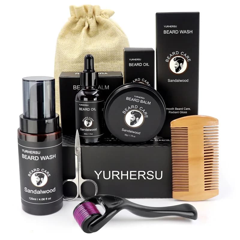 Yurhersu Organic Beard Care & Grooming Kit