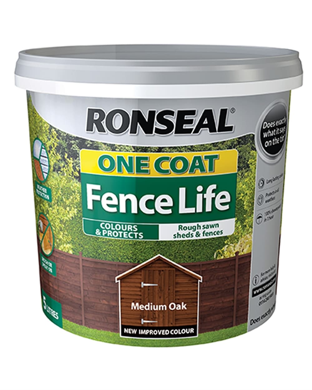 One Coat Fence Life Medium Oak