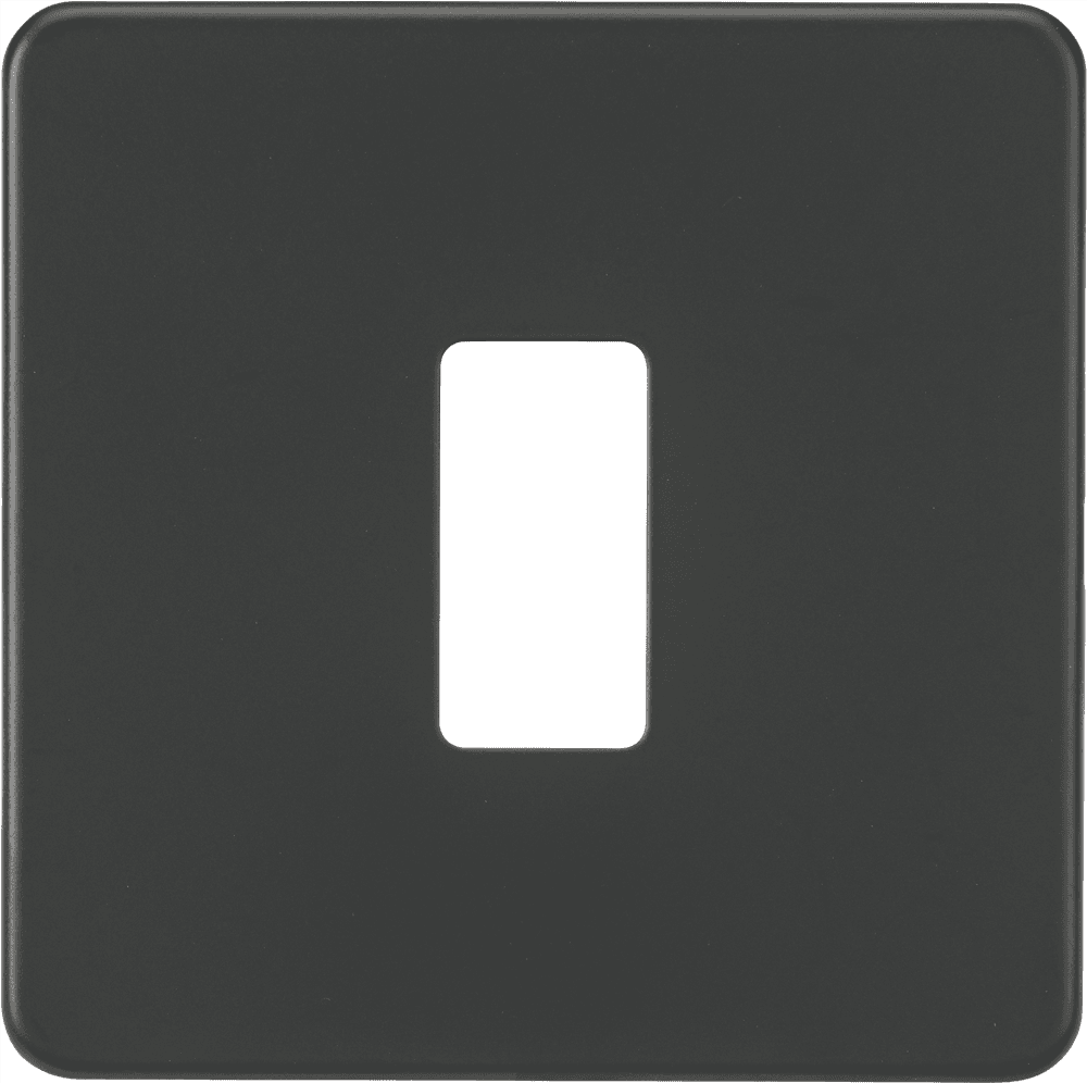 Screwless grid faceplate