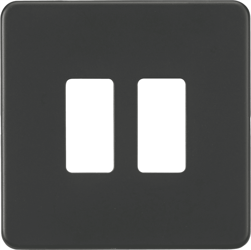 Screwless grid faceplate