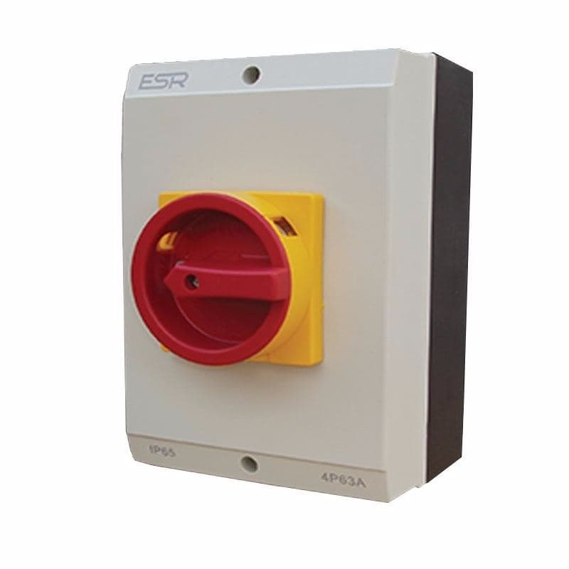 4 Pole 230V 415V Large IP65 Industrial Rotary Isolator