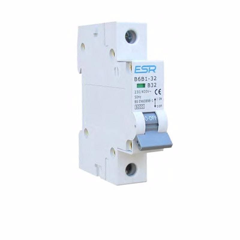 MCB C Curve 1 Pole 6kA Circuit Breakers Domestic Consumer Units